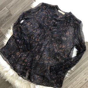 Of Two Minds Silk Top